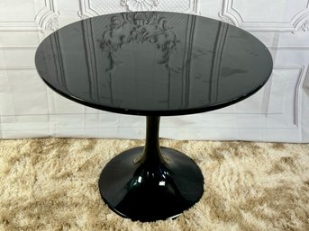 Black Lacquer Fiberglass Dining Table