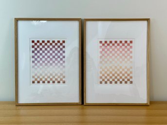 Pair Of Brooke Eide Sunday Series Prints - Purchased For $220.00