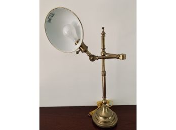 Adjustable Brass Desk Lamp