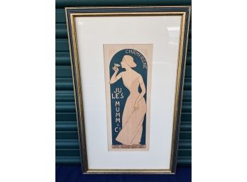 Framed French Print Of JuleMumm & Co Champagne