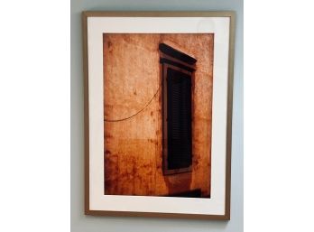 Framed Gary Beeber - Cibachrome Print - Floretine Window