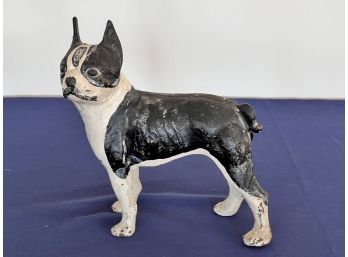 Antique Cast Iron Boston Terrier - Early 1900's