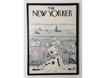 Framed New Yorker Poster 1976 - Steinberg