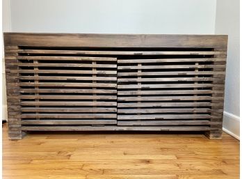 Modern Barn Wood Style Side Board - 2 Door