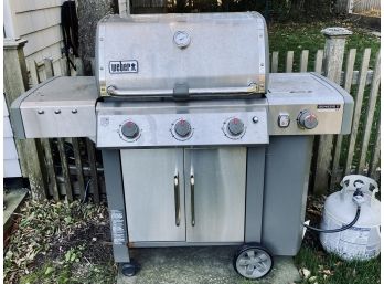 Weber Genesis II LX BBQ Grill - 3 Burner With Side Burner And Cover.