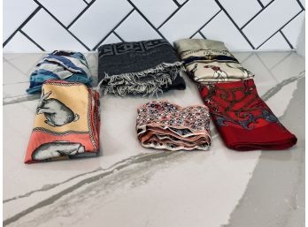 Collection Of Designer Scarves - Hermes, Pucci, Chanel