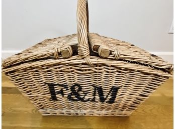 Fortnum And Mason Picnic Basket - Empty