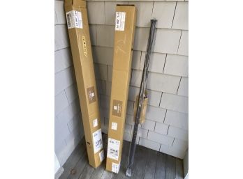 Pair Of Brand New Pottery Barn Teen Curtain Rods - 44' To 88'