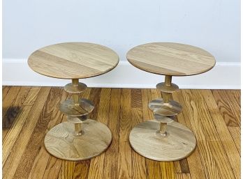 Pair Of Room And Board Parks Side Tables