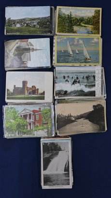 Lot Of Over 200 Vintage Postcards Back To The Early 1900's