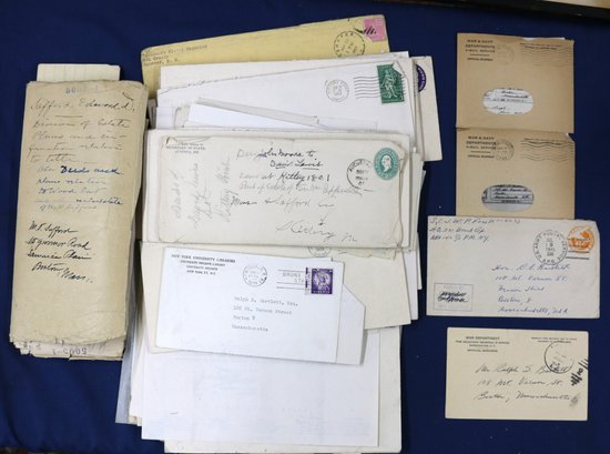 Lot Of Ephemera Consisting Of Correspondence To And From Joseph W.p. Frost & Legal Papers