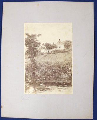 Photo Of A Work By William Morris Hunt - Noted American Artist - Landscape Titled: 'July'