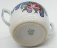 Vintage Pair Japanese Luster Creamer And Covered Sugar, 3'H
