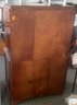 Art Deco Flame Mahogany 6-Drawer Chest Of Drawers, 36' X 20' X 55.5'H