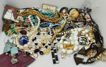Sterling, NH Pewter, Sterling, Gemstones, Pearls, Fashion Jewelry & More, Over 2 Lbs