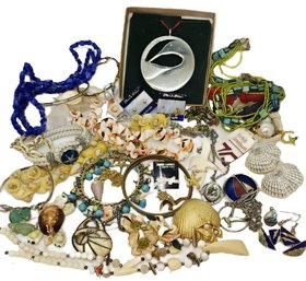 Summertime Bling- Gold Filled, Sterling .925, Costume, Ethnic, Shells, Mother Of Pearl, Beach Glass And More