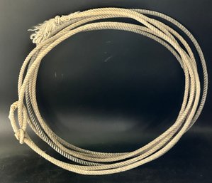 Vintage Roping Lasso Rope, Coiled