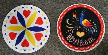 Two 16' Hex Signs From The Hex Barn - Intercourse, PA