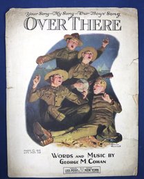 1918 World War One Music: 'over There' - Illustration By Norman Rockwell