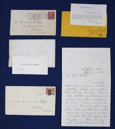 Small Lot Of Correspondence From Collection Of Joseph W. P. Frost