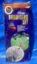 Vintage Badminton Set In Original Box, Barn Find As Found