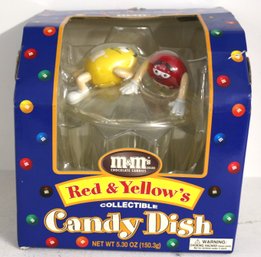 M&M Red & Yellow's Candy Dish - Original Box