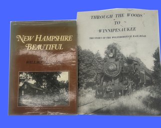 Wallace Nutting 'New Hampshire Beautiful' Hard Cover Book & Paperback 'Through The Woods To Winnipesaukee'
