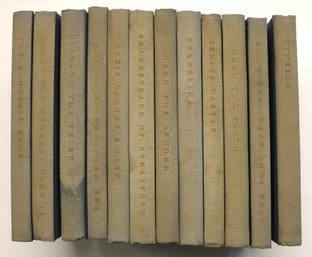 12 Volumes Of Works Of Shakespeare By The Yale Shakespeare - Varied Titles - Varied Dates