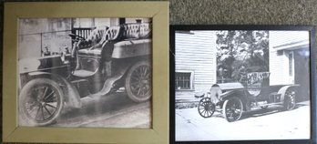 Two Framed Large Format Automotive Photographs