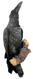 Decorator Toscano 17.5' Wall Hanger Of Raven, Resin