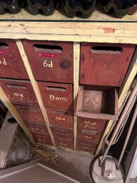 Work Area Primitive Storage Cabinet With 12 Tilt-Out Drawers, Approx. 22.5'W X  43'H