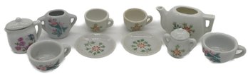 10 Similar Pcs Vintage Miniature Doll Tea Set