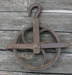 Antique Pulley 18'H X 16'W