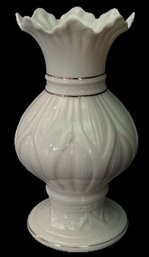 Vintage Belleek Parian Lotus Blossom Spill Vase, 6-3/8'H