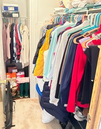 Closet And Drawers Filled With Various Woman's Clothing, Mostly Ladies Size XL, A Little Bit Of Everything!