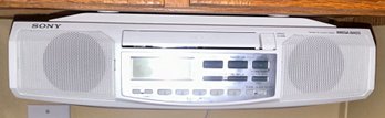 Sony Under The Cabinet AM/FM CD Clock Radio, Working Condition