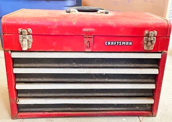 Vintage Craftsman Lift Top 4-Drawer Tool Chest