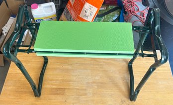 Unique Folding Cushioned Gardening Combination Sitting Or Kneeling Stool