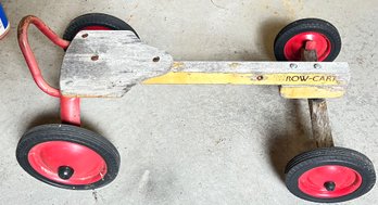 Vintage Child's Radio Flyer Row Cart, 29.5' X 16.6', As Found