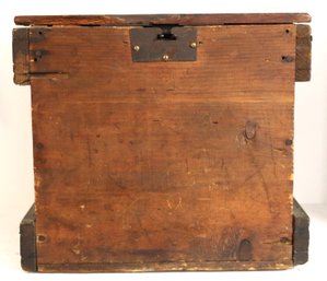 Antique Wooden Egg Crate With Some Original Compartmentation