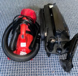 2 Cs Hand Held Portable Vacuum Cleaners, Oreck XL & Dirt Devil Ultra