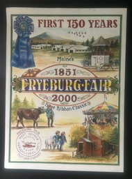 2000 Broad Sheet Fryeburg Fair 1851, 11' X 15'h