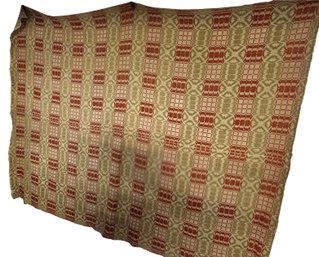 Antique Homespun Blanket, 92' X 72'