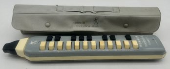 Vintage German Made Hohner Melodica Student, With Case, 13.65'L, Works, Tested