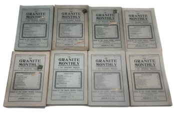 42 Issues Granite Monthly, 1910-1913
