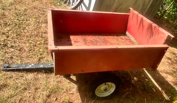 Pull Behind Utility Trailer, Approx. 5 Ft Long Including Tongue