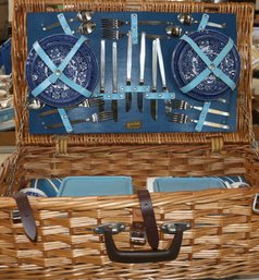 Braxton 1970's Picnic Basket Set For 6 - Made In England