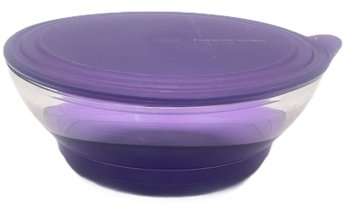 Vintage Tupperware 3.4 Qt 3.2L Purple Covered Bowl