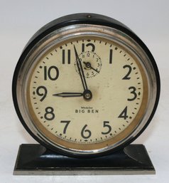 1940's Big Ben Wind Up Alarm Clock By Westclox - Runs