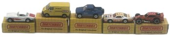 5 Pcs Vintage Matchbox Collectible Cars In Boxes